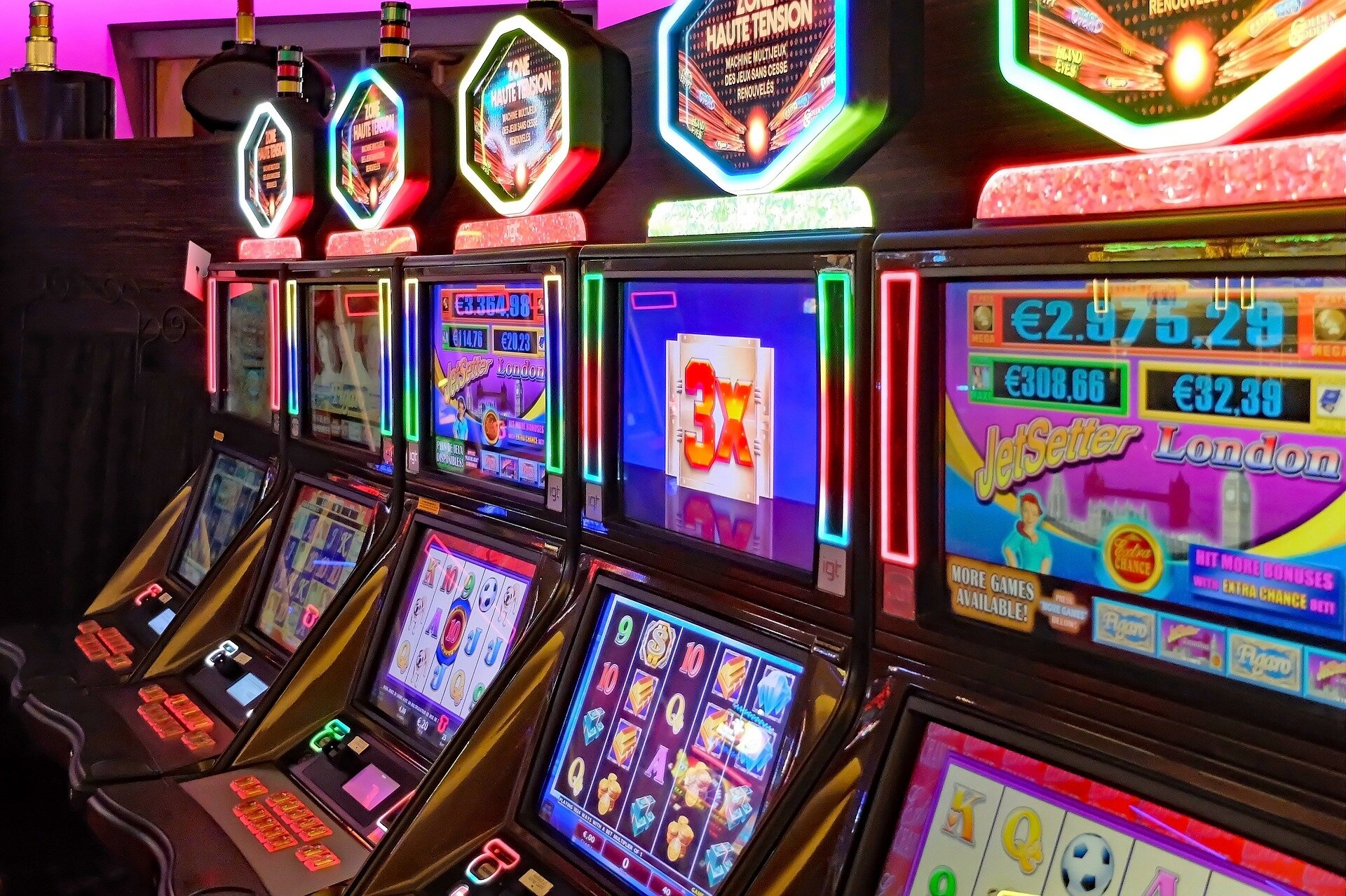 A slot machine